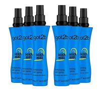 Schwarzkopf got2b Beach Matt Salt Spray Spray Medium pour Texturiser les cheveux d'apparence de plage, Vegan, 200 ml - Lot de 6