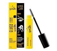 Schwarzkopf got2b Colle 2 en 1 pour pose de bords et coiffage des sourcils, tenue 72 heures, sans résidus blancs ni collants, végéta