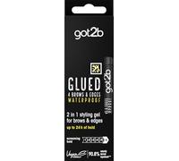 Schwarzkopf got2b Glued 4 Brows & Edges Gel imperméable 2 en 1 - 16 ml - Végétalien, résistant à l'eau pour sourcils et racines des cheveux