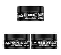 Schwarzkopf - Got2b - PhenoMENal - Pâte Modelante Cheveux - Ne Colle Pas - Résultat Naturel - Fixation Contrôlée - Coiffant Cheveux - Pot 100 ml (Lot de 3)