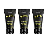 Schwarzkopf got2b Ultra Glued Gel Coiffant Bords 150 ml Lot de 3