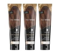 Schwarzkopf Hair Gloss Shine Treatment Light Brown 150ml, 3 Pack
