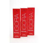 Schwarzkopf Igora Royal 5-4 Lot de 3 flacons de 60 ml