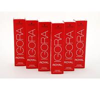 Schwarzkopf Igora Royal 5-6 Lot de 6 flacons de 60 ml
