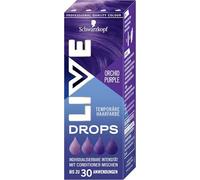 Schwarzkopf Live Color Drops Orchid Purple (30 ml), gouttes de couleur dosables pour un look personnalisé, teinture à mélanger avec l'après-shampooing, coloration temporaire dure jusqu'à 12 lavages