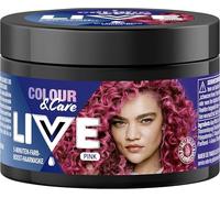 Schwarzkopf Live Colour & Care Pink Masque capillaire temporaire en 5 minutes pour booster la couleur et nourrir intensément en seulement 5 minutes, coloration lavable avec huile de noix de coco