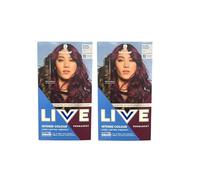 Schwarzkopf LIVE Colour + Lift Ultra Violet Permanent Hair Dye L76 Lot de 2