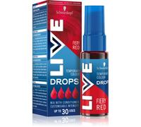 Schwarzkopf LIVE Drops poudre colorée cheveux lavable teinte Fiery Red 30 ml