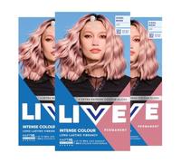 Schwarzkopf LIVE Intense Colour 109 Cool Rose, Couleur de Cheveux Rose Permanent Longue durée, avec Extra Color Rafraîchissant Brillance
