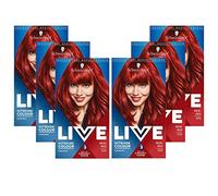 Schwarzkopf LIVE Intense XXL Permanent Couleur 035 Véritable Rouge - Lot de 6