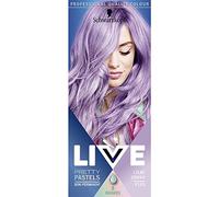 Schwarzkopf LIVE Pretty Pastels Lilac Crush P120 Teinture temporaire pour cheveux jusqu'à 8 lavages, jolie coloration pastel pour tête entière, ombrée ou mèches