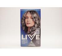 Schwarzkopf LIVE Urban Metallics - Teinture permanente pour cheveux U72 argenté poussiéreux - Coloration durable pour cheveux argentés infusés à l'huile de noix de coco pour des cheveux brillants