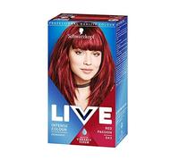 Schwarzkopf LIVE Intense Colour Passion Red Teinture permanente 043 longue durée avec sérum vibrant intégré, résistant à la décoloration