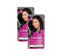 Schwarzkopf - Lot de 2 Kit Racines - Coloration Racines Cheveux Permanente - Enrichie d’une huile nourrissante - Couverture Cheveux Blancs - Retouche entre 2 Colorations - Noir R5