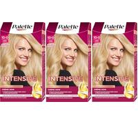 Schwarzkopf - Lot de 3 Palette - Coloration Permanente Cheveux - Eclaircissant Cheveux Crème Soin - Couvre 100% des Cheveux Blancs - Tenue 8 semaines - Blond Clair Naturel 200