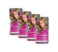Schwarzkopf - Lot de 4 Kit Racines - Coloration Racines Cheveux Permanente - Enrichie d’une huile nourrissante - Couverture Cheveux Blancs - Retouche entre 2 Colorations - Blond BR1