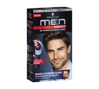 Schwarzkopf Gel colorant anti-cheveux blancs homme – Sans ammoniaque – Châtain Naturel 60