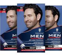 Schwarzkopf Men Perfect Anti-Grau-Tönungs-Gel, 90 Natur Schwarz, 3er Pack (3 x 80 ml)