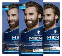 Schwarzkopf MEN Perfect BART-COLORATION Teinture barbe Couvre les poils de barbe blancs Pour un résultat 100 % naturel Brun naturel