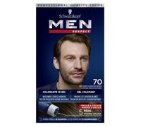 SCHWARZKOPF - Men Perfect - Gel Colorant Anti-Cheveux Blancs -Coloration Cheveux Homme - Soin des Cheveux - Châtain Foncé Naturel