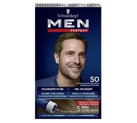 SCHWARZKOPF - Men Perfect - Gel Colorant Anti-Cheveux Blancs Homme - Coloration Cheveux Homme - Châtain Clair Naturel 50