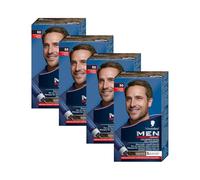 Schwarzkopf - Men Perfect - Gel Colorant Anti-Cheveux Blancs Homme - Coloration - Résultat Naturel - Application rapide et facile - Sans Ammoniaque - Châtain Clair 50 - Lot de 4