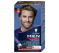 Schwarzkopf - Men Perfect - Gel Colorant Anti-Cheveux Blancs Homme - Résultat Naturel - Application rapide et facile - Sans Ammoniaque -Châtain Naturel 60