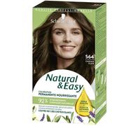 Schwarzkopf - Natural & Easy - Coloration Permanente Naturelle Cheveux - Huile d'olive et Extrait de Lavande - 92 % d'ingrédients d'origine naturelle - Châtain Clair LICHTBRUIN 564, 1 Unité (Lot de 1)