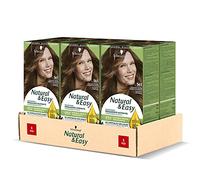 Schwarzkopf, Natural & Easy Lot de 6 teints capillaires permanents nourrissants 565 marron clair doré naturel