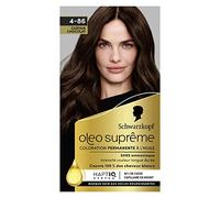 Schwarzkopf - Oléo Suprême - Châtain Chocolat - 4-86 - Coloration Permanente à l'Huile - Sans Ammoniaque - Intensité Couleur Longue Durée - Couvre 100% Des Cheveux Blancs - HAPTIQ Système