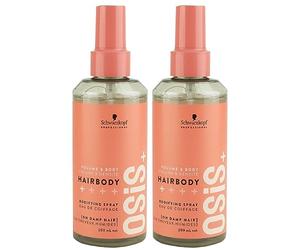 Schwarzkopf Osis Hairbody Style & Care Lot de 2 sprays de 200 ml = 400 ml.