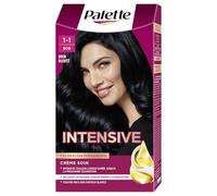 Schwarzkopf Palette, Coloration Permanente Cheveux, Crème Soin, Couvre 100 pour cent des Cheveux Blancs, Tenue 8 semaines, Noir Bleuté 909, 1 Unité