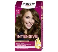 Schwarzkopf Palette, Coloration Permanente Cheveux, Crème Soin, Couvre 100 Pour cent des Cheveux Blancs, Tenue 8 semaines, Chatain Clair Dore 655, 1 Unité