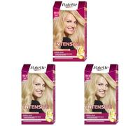 Schwarzkopf - Palette - Coloration Permanente Cheveux - Eclaircissant Cheveux Crème Soin - Couvre 100% des Cheveux Blancs - Tenue 8 semaines - Blond Clair Naturel 200 (Lot de 3)