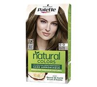Schwarzkopf - Palette Natural - Coloration Permanente Cheveux - Couleur Naturelle - nourris - Couvre 100% des Cheveux Blancs - Blond Foncé 6.0