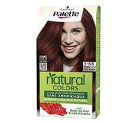 Schwarzkopf Palette Natural Colors, Coloration Crème Permanente Cheveux, Résultat Couleur Naturelle, Cheveux Intensément Nourris, Sans Ammoniac, Châtain Foncé Acajou 3-68, 1 Unité