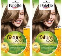 Schwarzkopf - Palette Natural Colors - Coloration Permanente - Blond 7.0 - Lot de 2