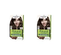 Schwarzkopf - Palette Natural Colors - Coloration Permanente Cheveux - Couleur Naturelle - Cheveux nourris - Couvre 100% des Cheveux Blancs - Châtain 4.0 (Lot de 2)