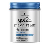 SCHWARZKOPF Pâte Coiffante Matifiante Got2b Et Chic et Mat - 100 ml