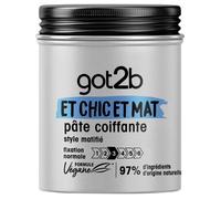 SCHWARZKOPF Pâte Coiffante Matifiante Got2b Et Chic et Mat - 100 ml