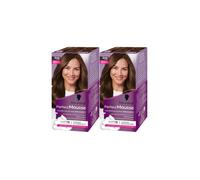 Schwarzkopf - Perfect Mousse - Coloration Cheveux - Mousse Permanente Sans Ammoniaque - Masque Soin 96% D'ingrédients D'origine Naturelle - Noisette 668 - Lot de 2