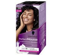Schwarzkopf - Perfect Mousse - Coloration Cheveux - Mousse Permanente sans Ammoniaque - Masque Soin 96 % d'ingrédients d'origine naturelle - Noir 200