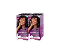 Schwarzkopf - Perfect Mousse - Coloration Cheveux - Mousse Permanente sans Ammoniaque - Masque Soin 96% d'ingrédients d'origine naturelle - Noir 200 - Lot de 2