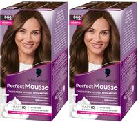 Schwarzkopf - Perfect Mousse - Coloration Cheveux - Mousse Permanente sans Ammoniaque - Masque Soin 96% d'ingrédients d'origine naturelle - Noisette 668 (Lot de 2)