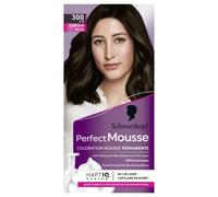 Schwarzkopf Perfect Mousse Coloration cheveux – Sans ammoniaque – Châtain Noir 300, 1 ml