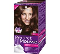 Schwarzkopf - Perfect Mousse - Coloration Cheveux - Mousse Permanente sans Ammoniaque - Masque Soin 96% d'ingrédients d'origine naturelle - Châtain Chocolat 465, 1 Unité (Lot de 3)