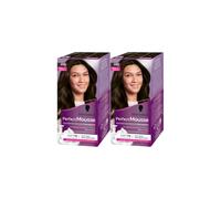 Schwarzkopf - Perfect Mousse - Coloration Permanente Cheveux - Expresso Givré 400 - Lot de 2