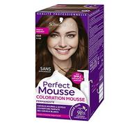 Schwarzkopf - Perfect Mousse - Coloration Cheveux - Mousse Permanente Sans Ammoniaque - Masque Soin 96 % D'ingrédients D'origine Naturelle - Noisette 668