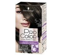 Schwarzkopf - Pro Color - Coloration Permanente Cheveux - Anti-Casse - Technologie Oméga Plex - Tenue Extra Longue Durée - Châtain Clair Glacé 5.3