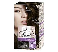 Schwarzkopf - Pro Color - Coloration Permanente Cheveux - Anti-Casse - Technologie Oméga Plex - Tenue Extra Longue Durée - Châtain Clair 5.0